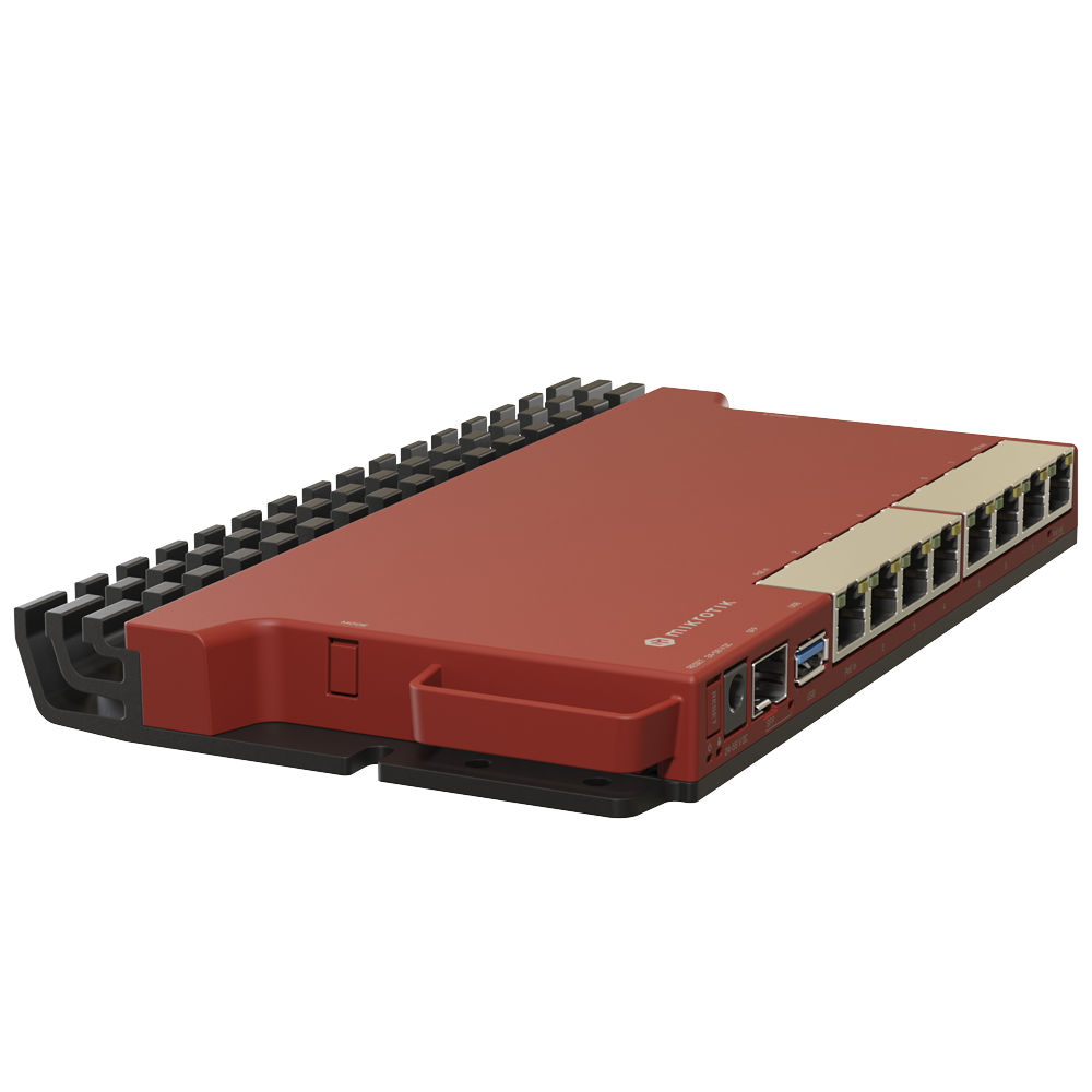 Router con CPU ARM / 8 Puertos GE / SFP 2.5G / montaje 1U