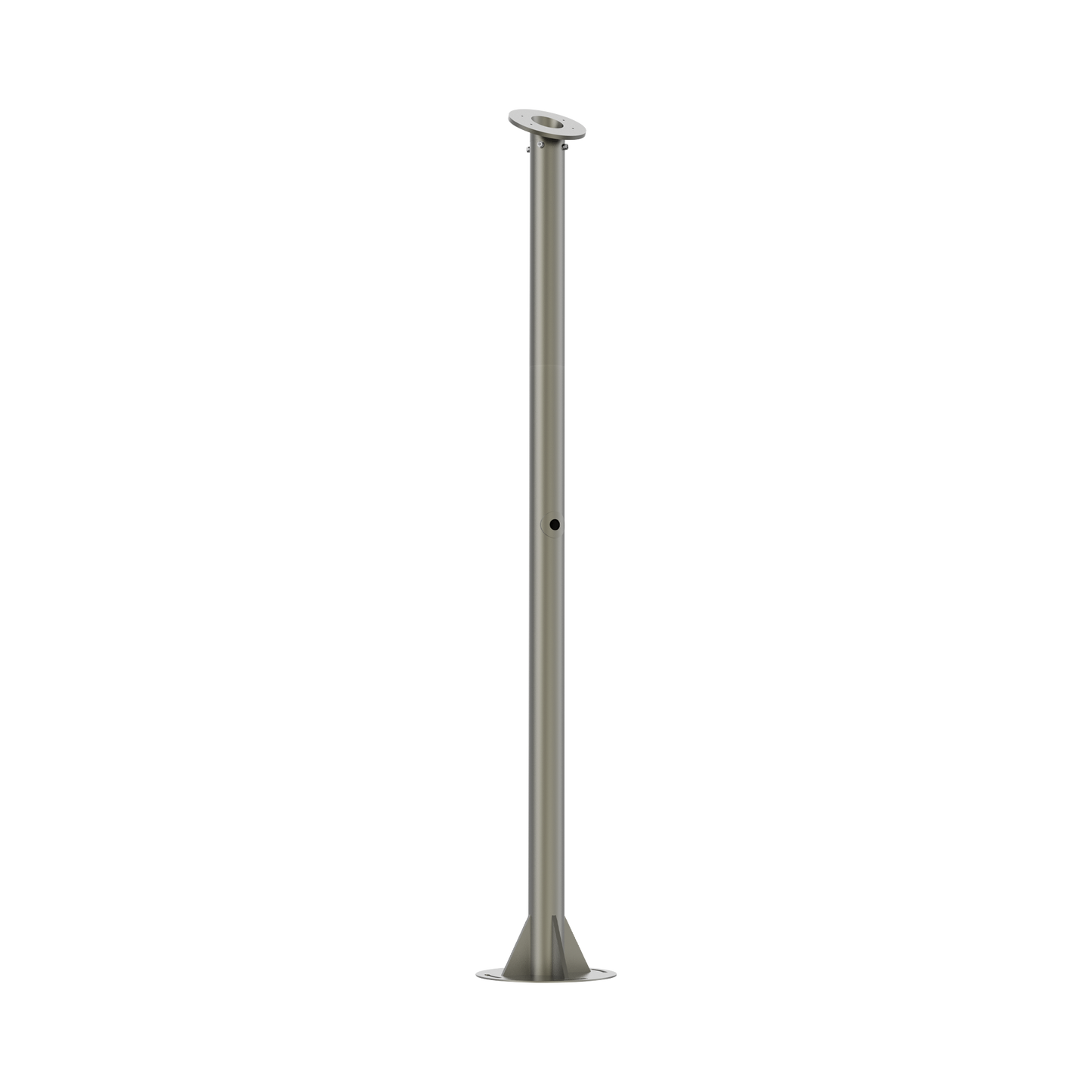 Poste para Cámara ANPR / Compatibilidad con cámara DS-TCG406-E(S),DS-TCG406-E(ER)(2812)/ Altura de 1.5 Metros /  Color Gris