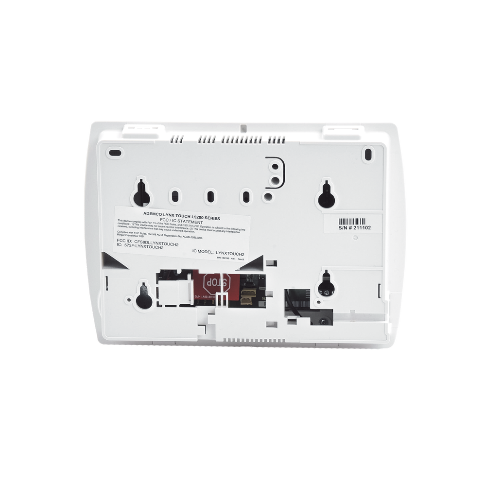 Panel de Alarma Inalambrico Autocontenido con Pantalla Touch L5210, integrable a casa inteligente usando servicio de Total Connect