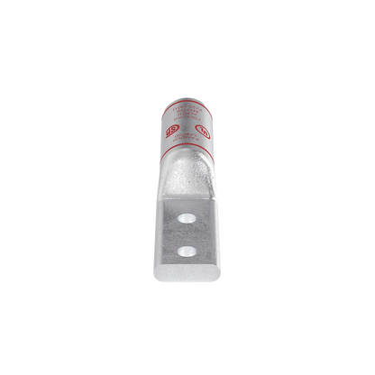 Zapata de compresión Aluminio LAB750-12-24R para cal. 750 Kcmil, Doble barreno para tornillo prisionero de 1/2, Espaciado de orificio 44.45mm, 1 Pz