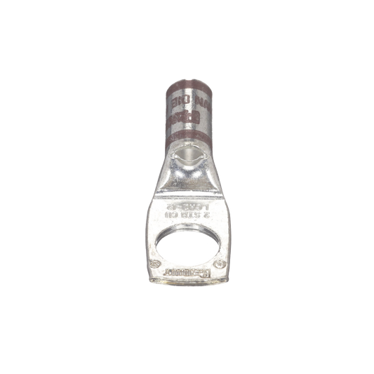 Zapata de compresión LCA2-12-Q, para cal. 2 Awg, Barreno para tornillo prisionero de 1/2, 25 Pz