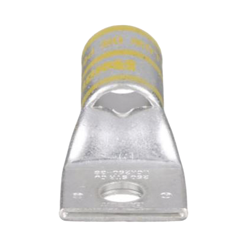 Zapata de compresión LCA250-38-X para cal. 250Kcm, Barreno para tornillo prisionero de 3/8, 1 Pz