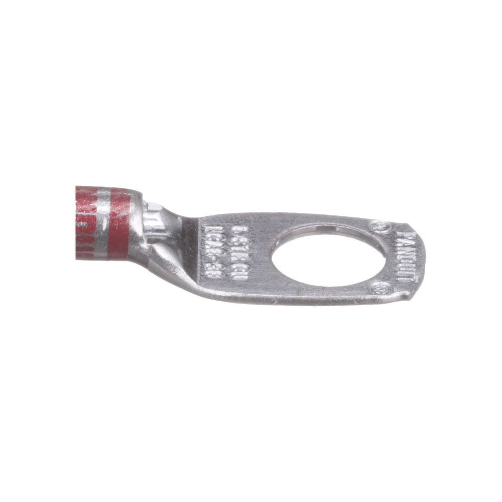 Zapata de compresión LCA8-38-L, para cal. 8 Awg, Barreno para tornillo prisionero de 3/8, 1 Pz