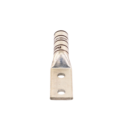 Zapata de compresión LCC500-12-6 para cal. 500 Kcmil, Doble barreno para tornillo prisionero de 1/2, Espaciado de orificios 44.5mm, 1 Pz