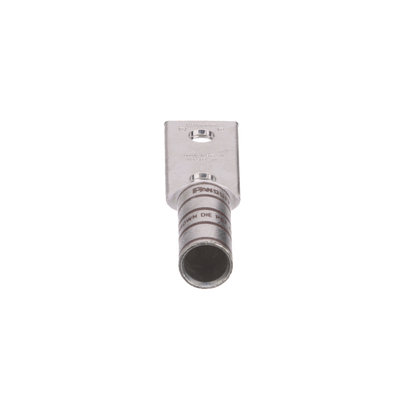 Zapata de compresión LCC500-12-6 para cal. 500 Kcmil, Doble barreno para tornillo prisionero de 1/2, Espaciado de orificios 44.5mm, 1 Pz