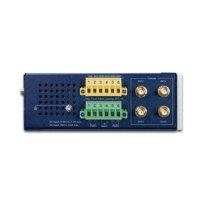 (LoRa) Gateway Industrial LoRaWAN Celular 5G NR Con  5 Puertos 10/100/1000T
