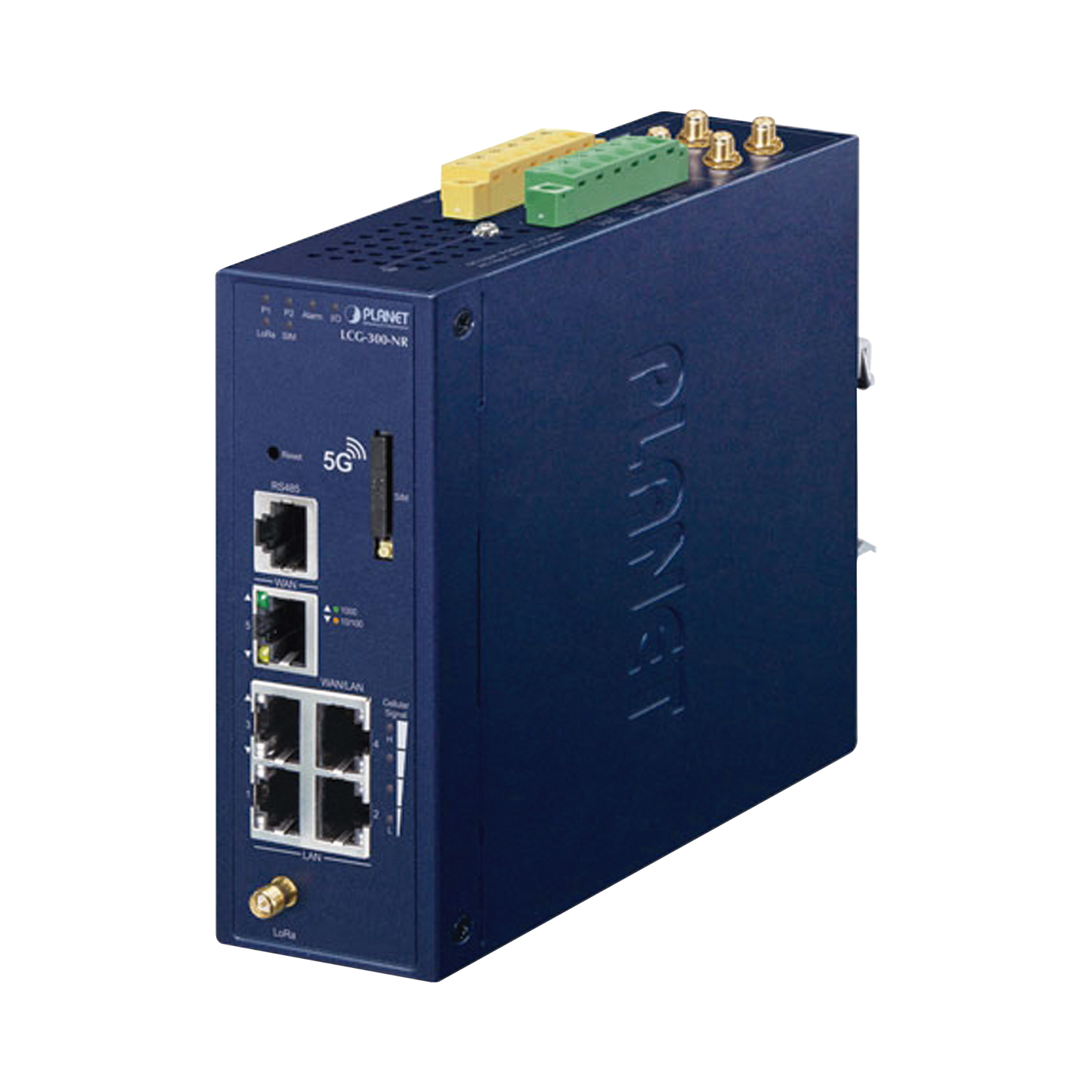 (LoRa) Gateway Industrial LoRaWAN Celular 5G NR Con  5 Puertos 10/100/1000T
