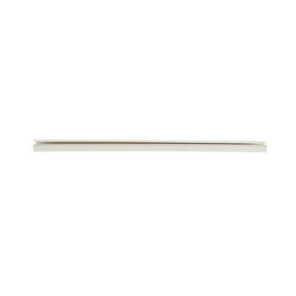 Canaleta LD10 de PVC rígido, con cinta adhesiva para instalación sin herramientas, de 38.4 x 24 x 3048 mm, Color Blanco Mate