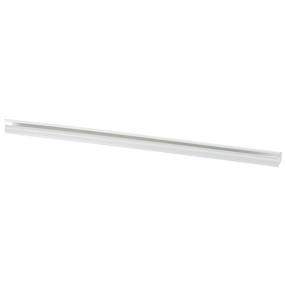 Canaleta LD10 de PVC rígido, con cinta adhesiva para instalación sin herramientas, de 38.4 x 24 x 1828.8 mm, Color Blanco