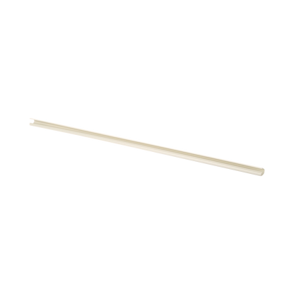 Canaleta LD3 de PVC rígido, con cinta adhesiva para instalación sin herramientas, 19.6 x 11.2 x 1828.8 mm, Color Blanco Mate