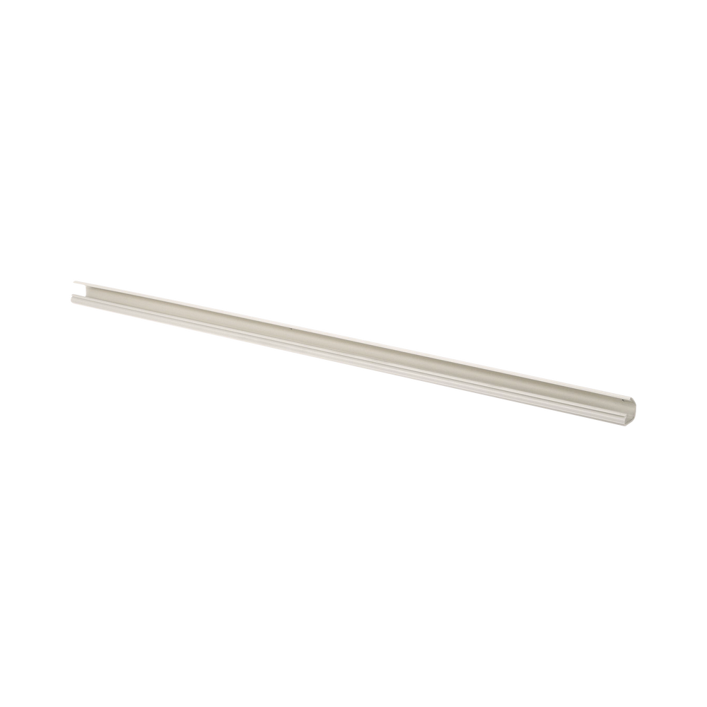 Canaleta LD5 de PVC rígido, con cinta adhesiva para instalación sin herramientas, 26 x 15 x 1828.8 mm, Color Blanco Mate