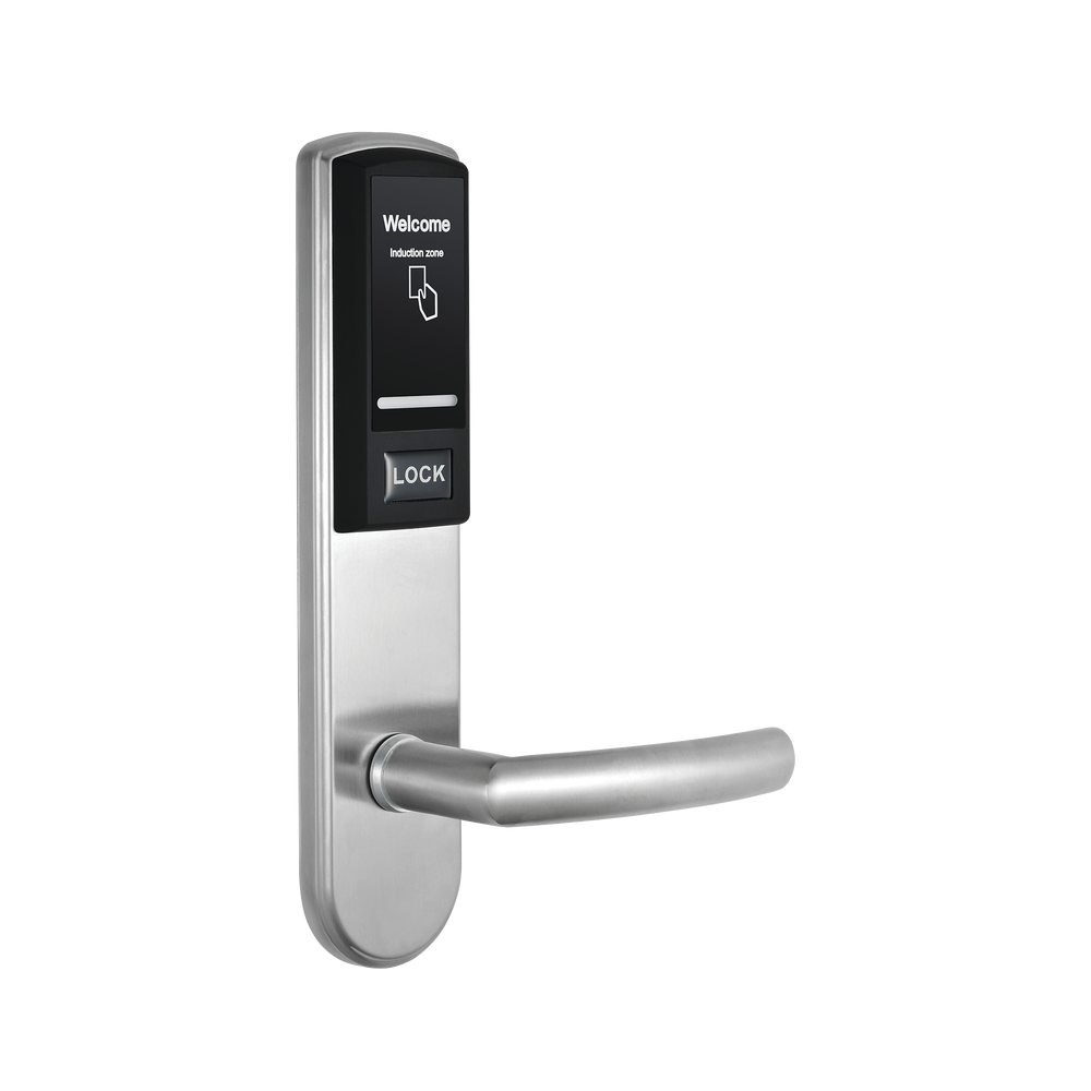 Cerradura para Hotel Derecha / Tarjetas MIFARE 13.56 MHz / Aleación de Zinc / 224 Eventos / Software ZKBio CVSecurity