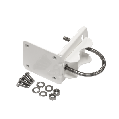 Adaptador básico de montaje en poste para la serie LHG, hecho de metal