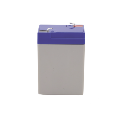Batería de respaldo 6 V | 4.5 Ah | AGM | Especial para Seguridad Electrónica | UPS  | Sistemas de Emergencia  | Vida útil 5 años | Terminales F1  + Adaptador F2