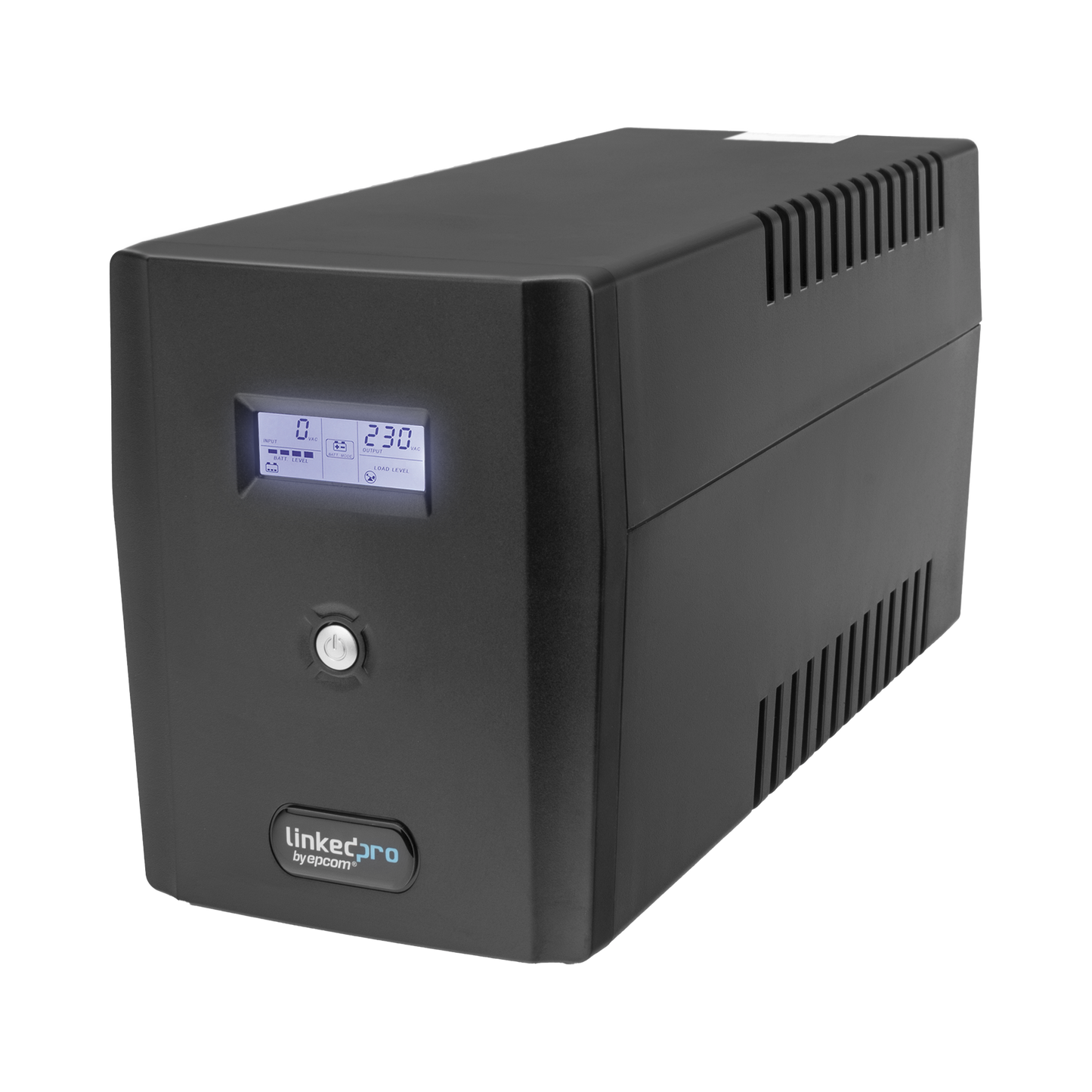 UPS 1500VA/900 W Pantalla LCD / Línea Interactiva 120Vca / 6 tomas 5-15R (4 Respaldadas) / Regulación de Voltaje / Protección RJ45