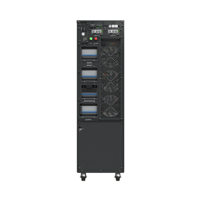 UPS de 15000 VA/10000 W, Online Doble Conversión, 3F 200 - 240 Vac de Entrada, 3F 200 - 240 Vac de Salida, Terminal Hardwired, Onda Senoidal Pura, Torre o Rack de 6 UR, Con 3 Tomas NEMA L6-30R