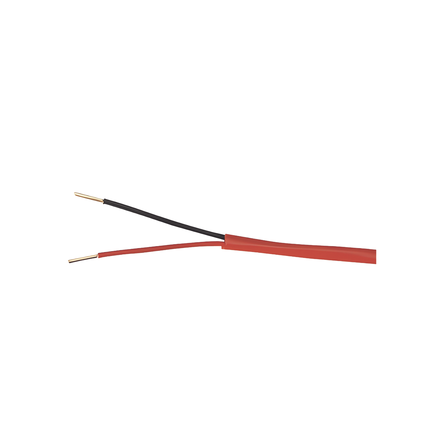 Alambre de Alarma contra Incendios - Bobina de 305 Metros: 2x16 AWG, Rojo, Tipo FPLR, (UL) FT4, Ideal para Sistemas de Detección y Evacuación de Incendios