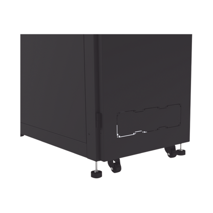 Gabinete Profesional para Telecomunicaciones de 24UR, 600 mm de Ancho x 1000 mm de Profundidad, Se envía el Gabinete Armado.
