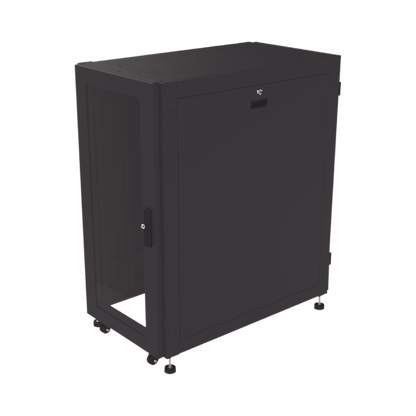 Gabinete Profesional para Telecomunicaciones de 24UR, 600 mm de Ancho x 1000 mm de Profundidad, Se envía el Gabinete Armado.