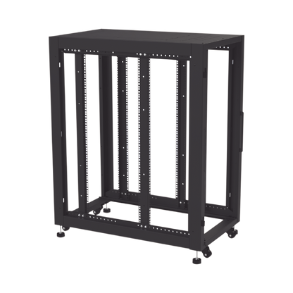 Gabinete Profesional para Telecomunicaciones de 24UR, 600 mm de Ancho x 1000 mm de Profundidad, Se envía el Gabinete Armado.
