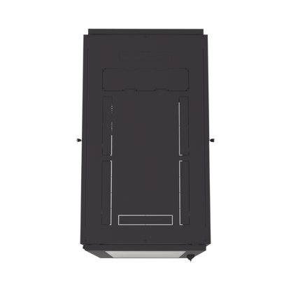 Gabinete Profesional para Telecomunicaciones de 24UR, 600 mm de Ancho x 1000 mm de Profundidad, Se envía el Gabinete Armado.