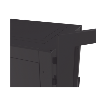 Gabinete Profesional para Telecomunicaciones de 24UR, 600 mm de Ancho x 1000 mm de Profundidad, Se envía el Gabinete Armado.