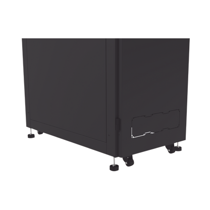 Gabinete para Telecomunicaciones Rack Estándar de 19", 42UR, 600 mm Ancho x 1000 mm Profundidad. Fabricado en Acero, Se envía el Gabinete Armado.