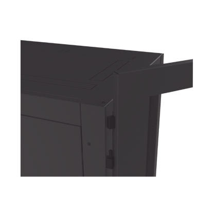 Gabinete para Telecomunicaciones Rack Estándar de 19", 42UR, 600 mm Ancho x 1000 mm Profundidad. Fabricado en Acero, Se envía el Gabinete Armado.