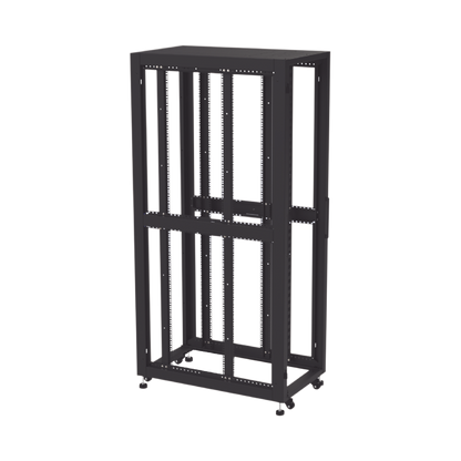 Gabinete para Telecomunicaciones Rack Estándar de 19", 42UR, 600 mm Ancho x 1000 mm Profundidad. Fabricado en Acero, Se envía el Gabinete Armado.
