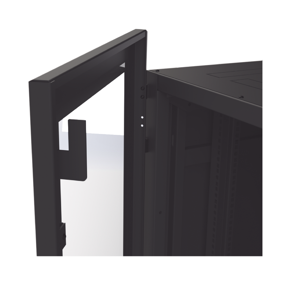 Gabinete para Telecomunicaciones Rack Estándar de 19", 42UR, 600 mm Ancho x 1000 mm Profundidad. Fabricado en Acero, Se envía el Gabinete Armado.