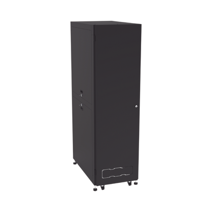 Gabinete para Telecomunicaciones Rack Estándar de 19", 42UR, 600 mm Ancho x 1000 mm Profundidad. Fabricado en Acero, Se envía el Gabinete Armado.