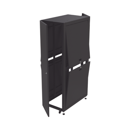 Gabinete para Telecomunicaciones Rack Estándar de 19", 42UR, 600 mm Ancho x 1000 mm Profundidad. Fabricado en Acero, Se envía el Gabinete Armado.