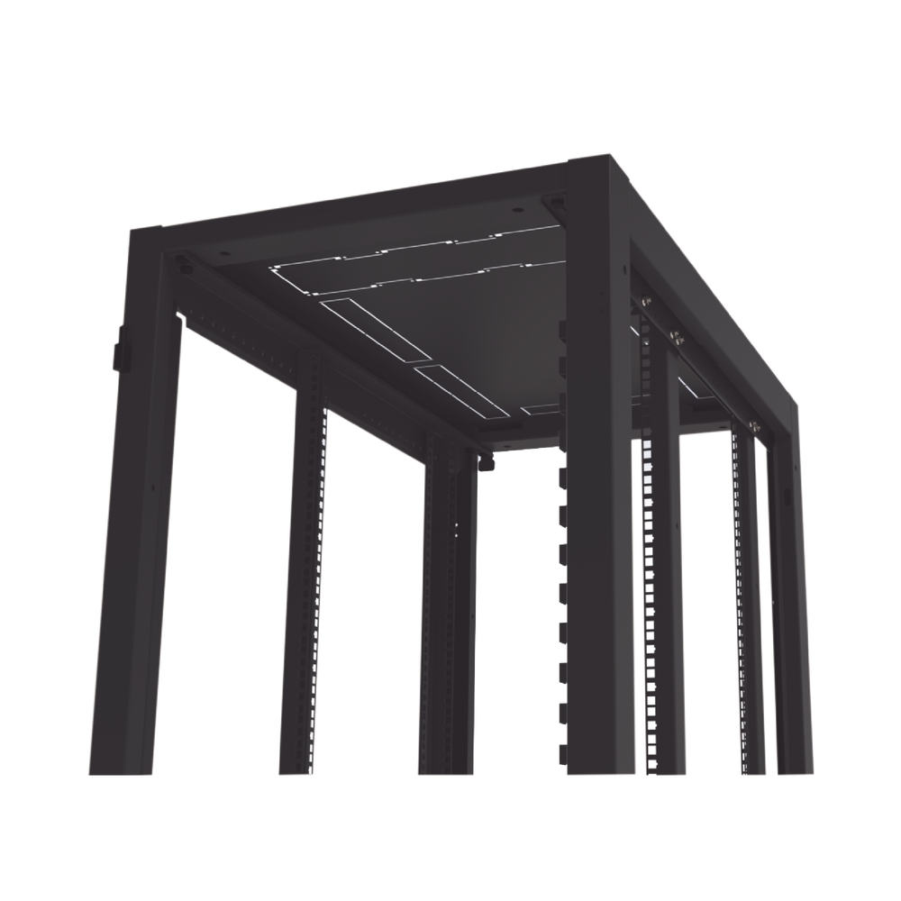 Gabinete para Telecomunicaciones Rack Estándar de 19", 42UR, 600 mm Ancho x 1000 mm Profundidad. Fabricado en Acero, Se envía el Gabinete Armado.