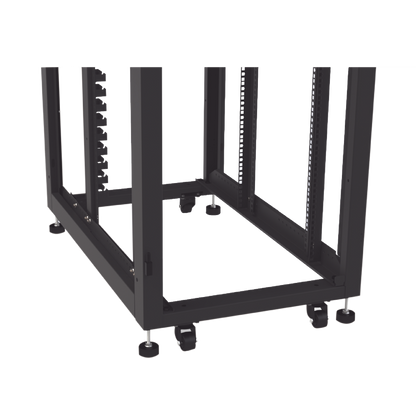 Gabinete para Telecomunicaciones Rack Estándar de 19", 42UR, 600 mm Ancho x 1000 mm Profundidad. Fabricado en Acero, Se envía el Gabinete Armado.