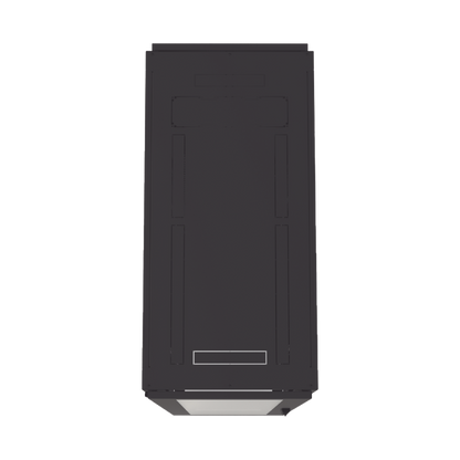 Gabinete Profesional para Telecomunicaciones de 45UR, 1200 mm Profundidad, Incluye 2 Organizadores Verticales de 45 Unidades de Rack, Se envía el Gabinete Armado.