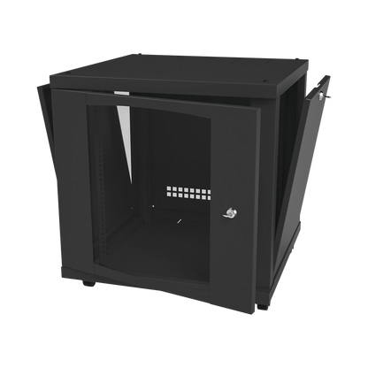 Gabinete Profesional para Telecomunicaciones de 12UR, 638 mm Profundidad.