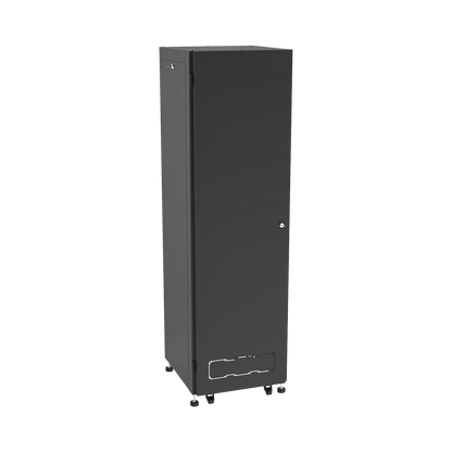 Gabinete para Telecomunicaciones Rack Estándar de 19", 42UR, 600 mm Ancho x 600 mm Profundidad. Fabricado en Acero, Se envía el Gabinete Armado.