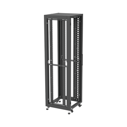 Gabinete para Telecomunicaciones Rack Estándar de 19", 42UR, 600 mm Ancho x 600 mm Profundidad. Fabricado en Acero, Se envía el Gabinete Armado.