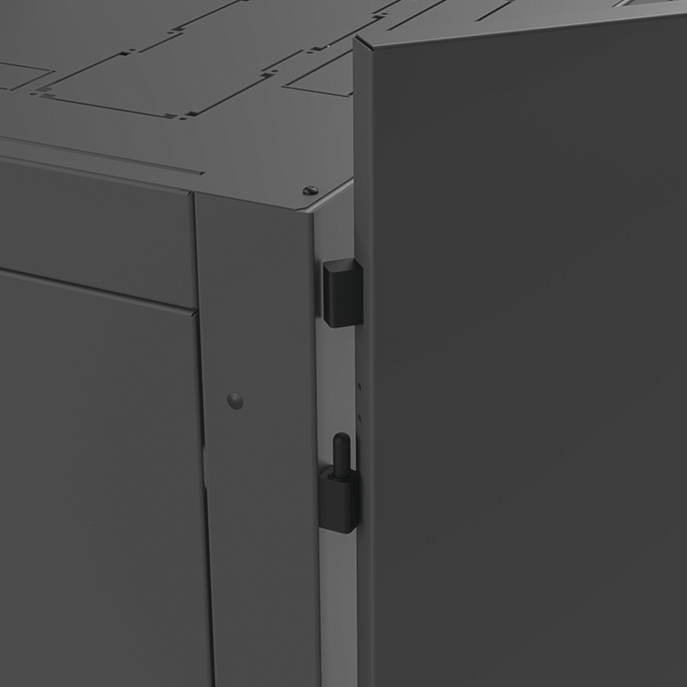 Gabinete para Telecomunicaciones Rack Estándar de 19", 42UR, 600 mm Ancho x 600 mm Profundidad. Fabricado en Acero, Se envía el Gabinete Armado.