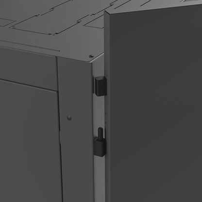 Gabinete para Telecomunicaciones Rack Estándar de 19", 42UR, 600 mm Ancho x 600 mm Profundidad. Fabricado en Acero, Se envía el Gabinete Armado.