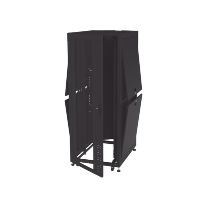 Gabinete para Telecomunicaciones Rack Estándar de 19", 42UR, 800 mm Ancho x 1000 mm Profundidad. Fabricado en Acero, Se envía el Gabinete Armado.