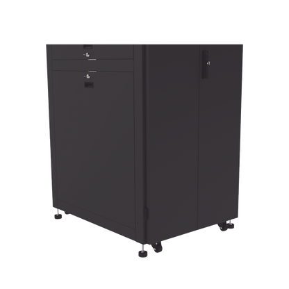 Gabinete para Telecomunicaciones Rack Estándar de 19", 42UR, 800 mm Ancho x 1000 mm Profundidad. Fabricado en Acero, Se envía el Gabinete Armado.