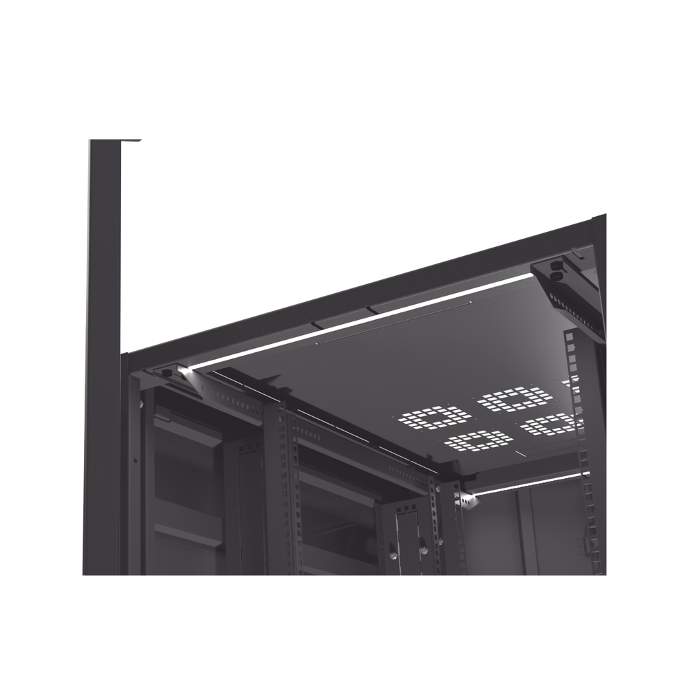 Gabinete para Telecomunicaciones Rack Estándar de 19", 42UR, 800 mm Ancho x 1000 mm Profundidad. Fabricado en Acero, Se envía el Gabinete Armado.