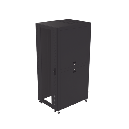 Gabinete para Telecomunicaciones Rack Estándar de 19", 42UR, 800 mm Ancho x 1000 mm Profundidad. Fabricado en Acero, Se envía el Gabinete Armado.