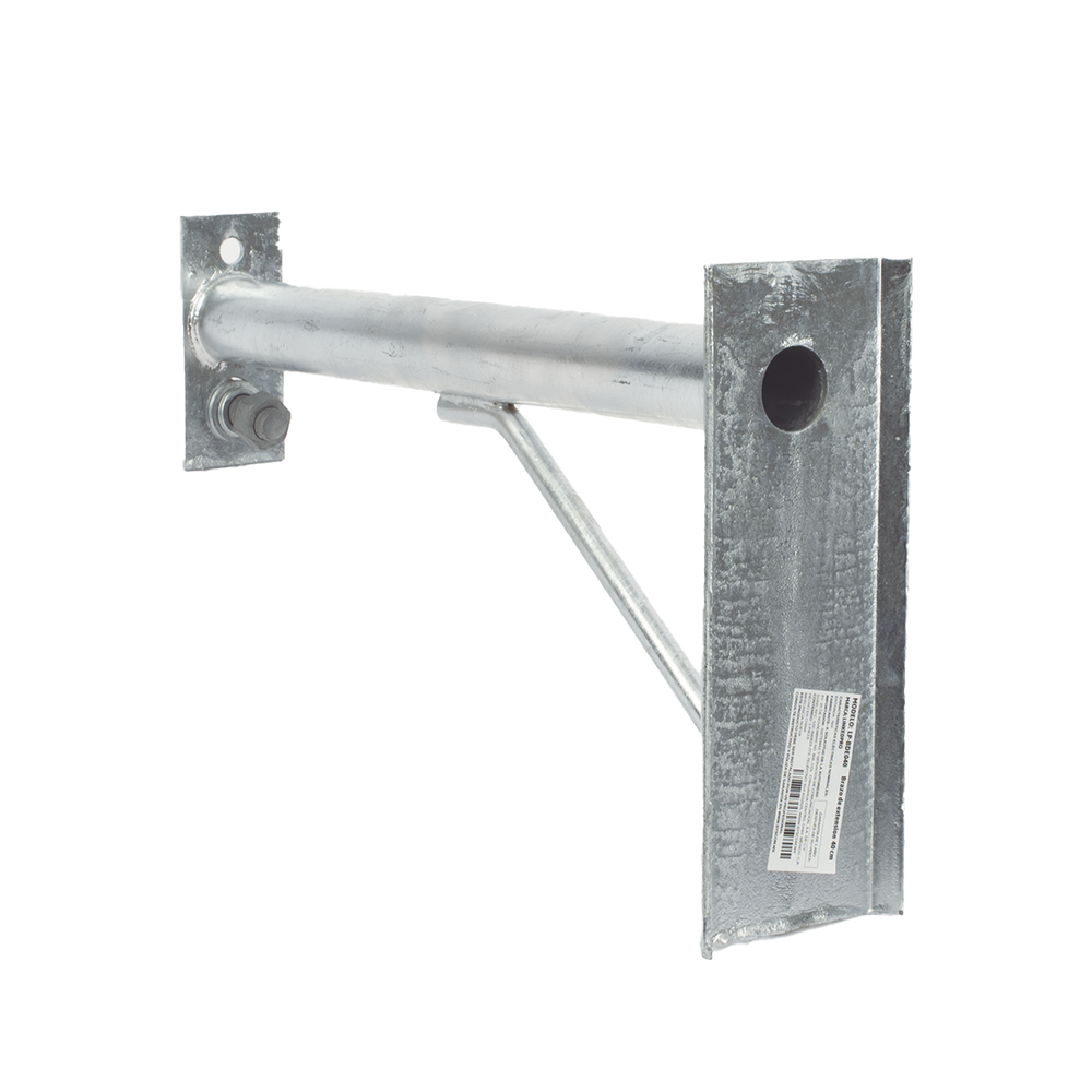 Brazo de Extensión 40 CM para uso con Herraje Tipo "J" (LP-SC-JH-10-15 o LP-SC-JH-06-08)