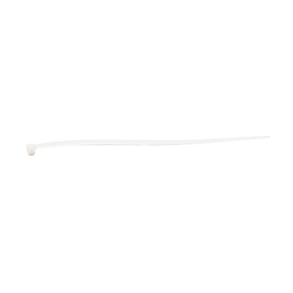 Cincho de plástico, Color Natural, 2.5 x 100 mm, Ideal para sujeción de cables (Bolsa con 100 piezas)