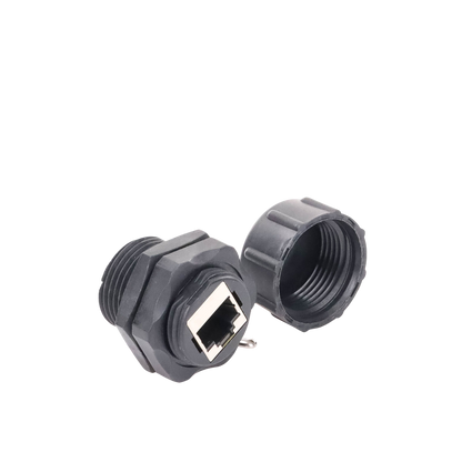 Acoplador Industrial RJ45-RJ45 Categoría 6 Blindado IP67 (Waterproof)
