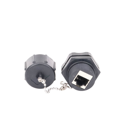 Acoplador Industrial RJ45-RJ45 Categoría 6 Blindado IP67 (Waterproof)