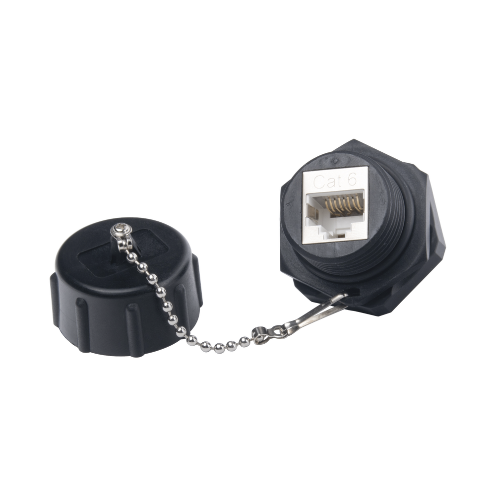 Jack Industrial RJ45 Categoría 6 Blindado, IP67 (Waterproof)