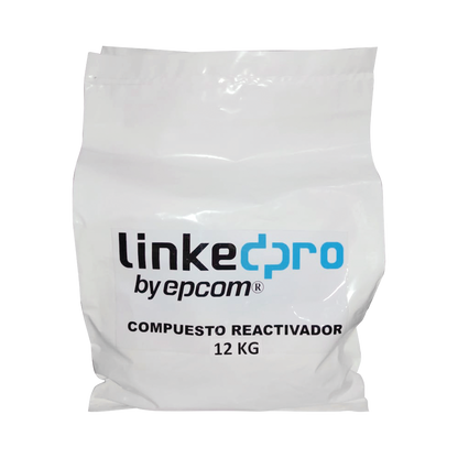 Compuesto Mejorador de Terreno / Minerales Conductivos / 12 kg / Reduce Resistividad / No Tóxico / Retiene Humedad